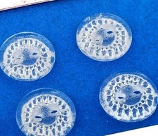 6 14mm 1930s clear glass