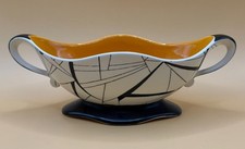 Vintage Crown Devon Fieldings 'Storm' Pattern Small Mantle Vase