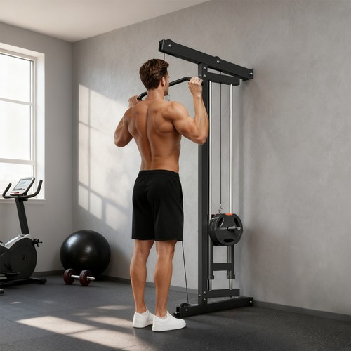 Wall mounted lat pull - lat, down