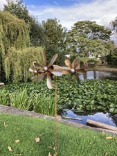 METAL GARDEN RUSTY AEROPLANE