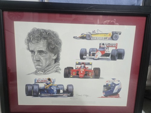 Alain prost tribute framed - tribute,