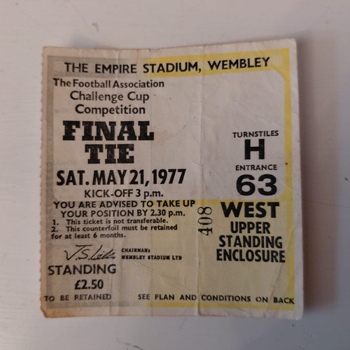 Ticket stub manchester united - ticket,