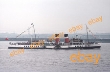 35mm Colour Slide of P.S.WAVERLEY-Paddle Steamer-Underway River Thames - 1978