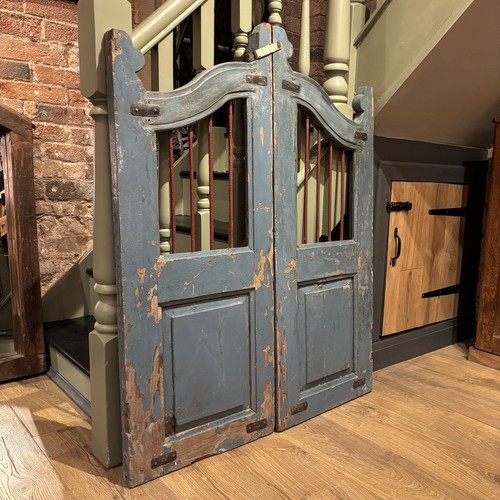Pair vintage wooden gates - pair, of