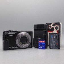 Casio Digital Camera Exilim EX-H15 14.1MP Black Tested Full Working Set *Read*