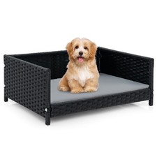 Rattan Dog Bed w/ Waterproof