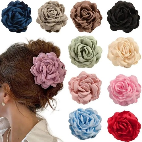 Colour rose flower hair - 16,
