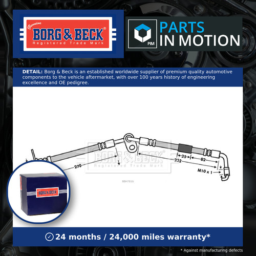 Brake hose fits mazda mx5 - fits,