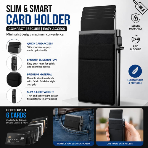Slim metal rfid blocking - slim,