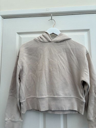 Zara beige cropped hoodie - zara,