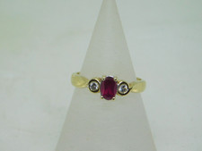 18ct Gold Ruby & Diamond