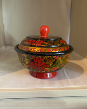 Russian Khokhloma Hand Painted