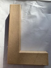 Papier Mache 3D Alphabet