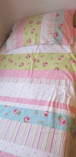 Single Pink Floral Duvet Cover Set TESCO