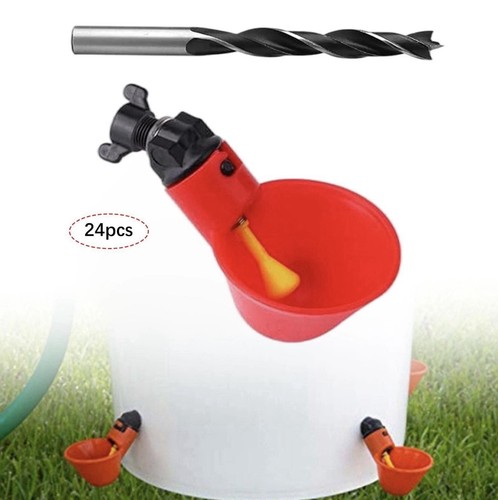 24x automatic poultry waterer - automatic,