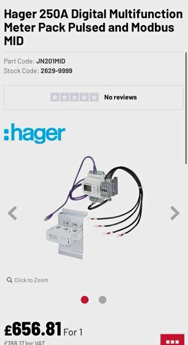 Hager jn201mid 250a - 250a, 415v