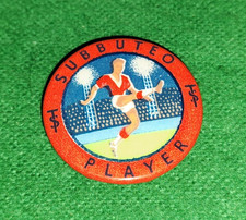 Subbuteo Set BB Player Badge Early Red Version 1960s in Very Good Condition
