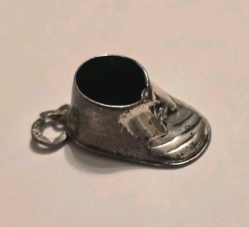 Beau sterling baby shoe - sterling, charm