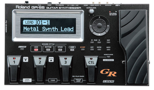 Roland 55s guitar - gr-55s-bk,