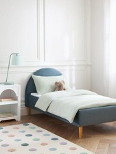 John Lewis Kids' Elia Toddler Bed In Petrol Blue Plus Mattress