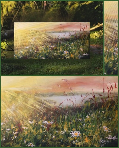 Genuine acrylic painting - genuine,