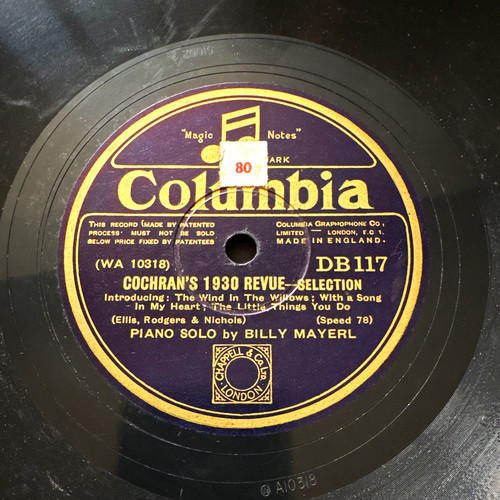 Columbia db117 billy - columbia, mayerl