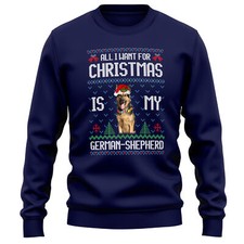 Christmas German Shepherd