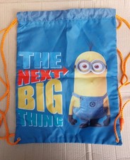 Minions Sports Swim Bag Sack Drawstring PE School Shoe Gym Beach Despicable Me