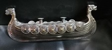 Silver Plated Viking Ship