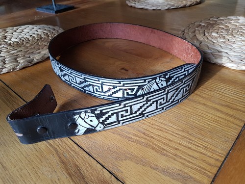 Vintage real leather