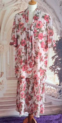 Ann harvey pink floral dress - harvey,,