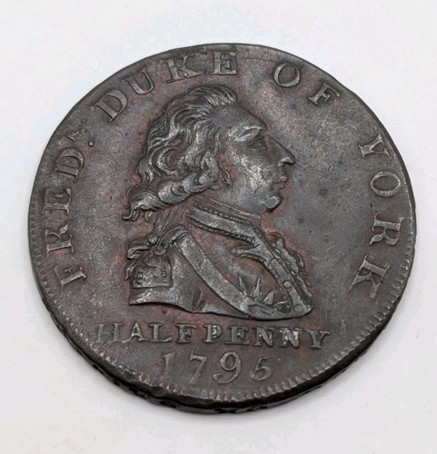 Antique 1795 copper - antique, halfpenny