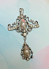 ANTIQUE SILVER PASTE PENDANT