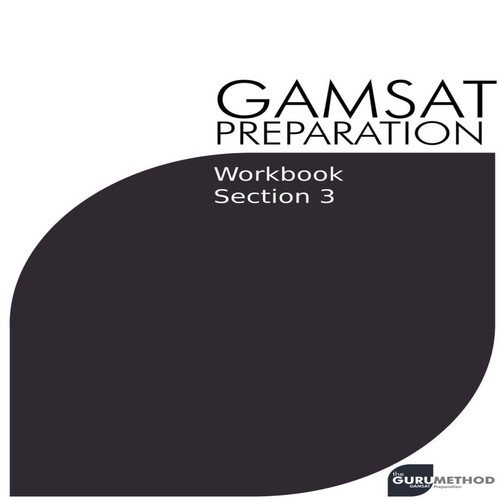 Gamsat preparation workbook - gamsat,