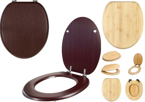 Toilet seat wooden - toilet, mdf