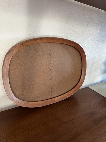 Wood teak sweden mirror - wood,
