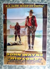 RIO LOBO John Wayne A1-FILMPOSTER German 1-Sheet ´71 Christopher Mitchum HAWKS