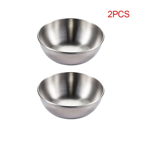 Stainless steel sauce dish - steel,