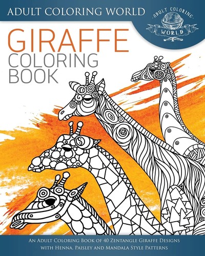 Giraffe coloring book - coloring, an