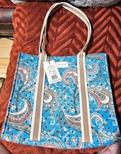 Blue Paisley Print Weekender