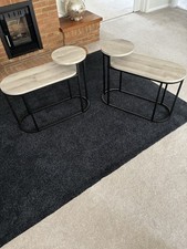 Next Grey Bronx effect side table