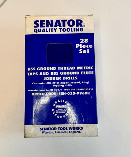 Senator m12 hss tap drill - m3-m12,