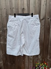 Dickies Mens White Cargo Workwear Shorts