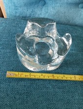 Very Heavy Glass Tea Pot Warmer Scandi look works with a tealight