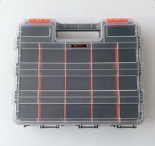 Tactix 320028 Double Sided Parts Organizer Box | Screws Nuts Bolts Storage
