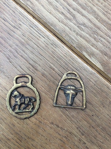 Vintage horse brasses small - horse,