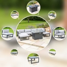 Harrier Aluminium Garden Sofa