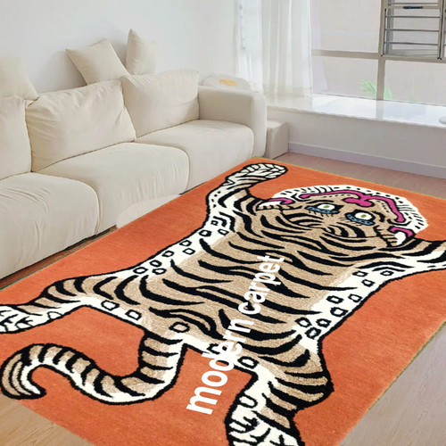 Tibetan tiger area - area, orange