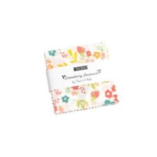 Moda Strawberry Lemonade Mini Charm Pack By Sherri & Chelsi Floral 100% Cotton