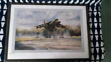 Signed Limited Edition Print of Harrier Jet 'Gauntlet' by Michael Rondot no. 4
